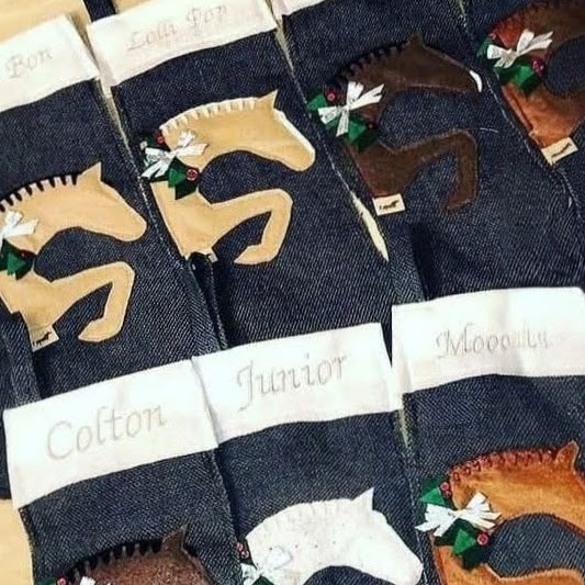 Classic Equestrian Collection Holiday Stocking - Image 2