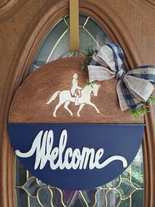 Navy Dressage Welcome Sign